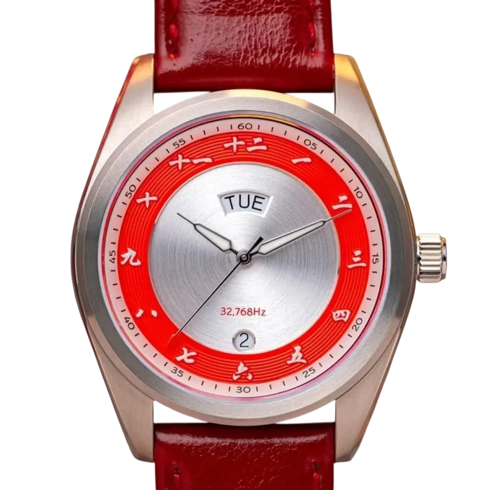 HZ.01 Everyday Titanium Case Sapphire Crystal Ronda Swiss Quartz MVT Lunar New Year Dial