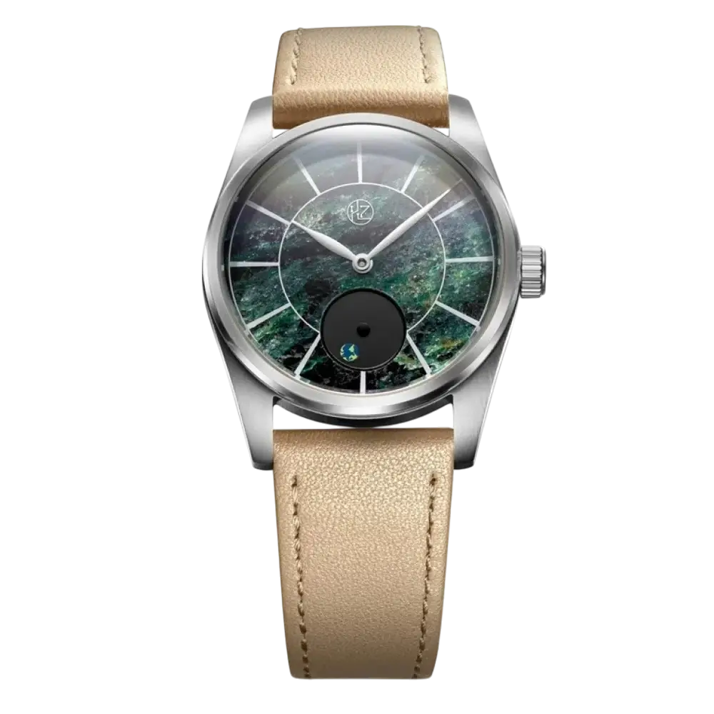 HZ.03 Titanium Case Marble Seiko VD78 Quartz Dial Serpentine